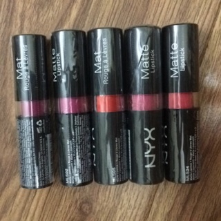 Son Nyx matte 02,05,06,13,17,24