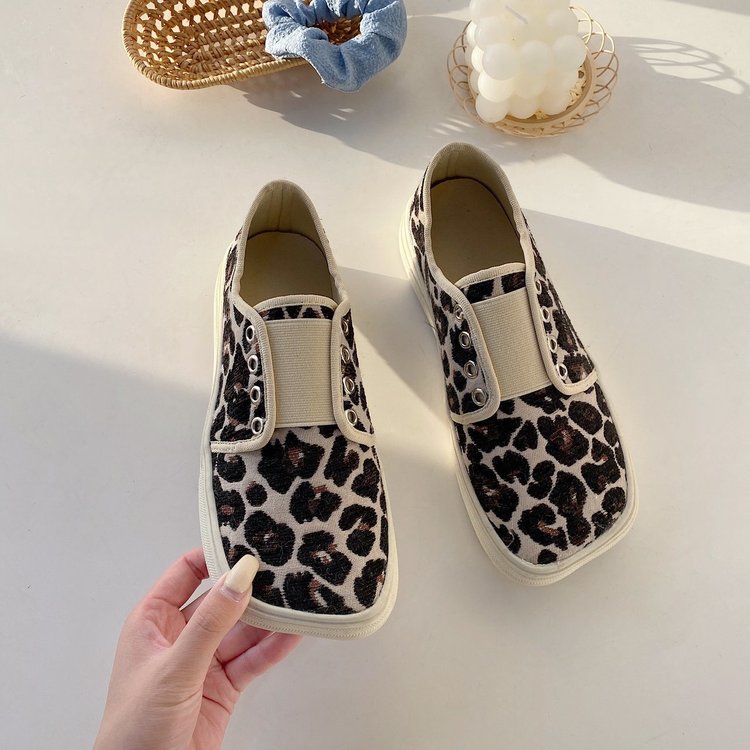 Giày Nữ Cột Dây Họa Tiết Da Báo Thời Trang | BigBuy360 - bigbuy360.vn