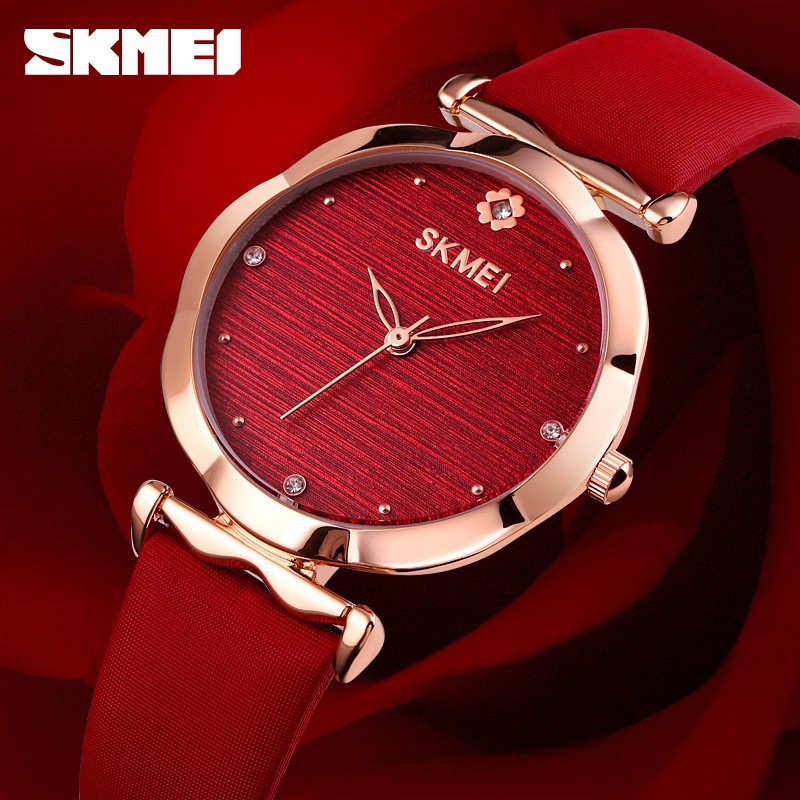 Đồng Hồ SKMEI 1703 Thạch Anh Mặt Tròn Kiểu Cổ Điển Trang Trí Hoa Sang Chảnh Cho Nữ | BigBuy360 - bigbuy360.vn