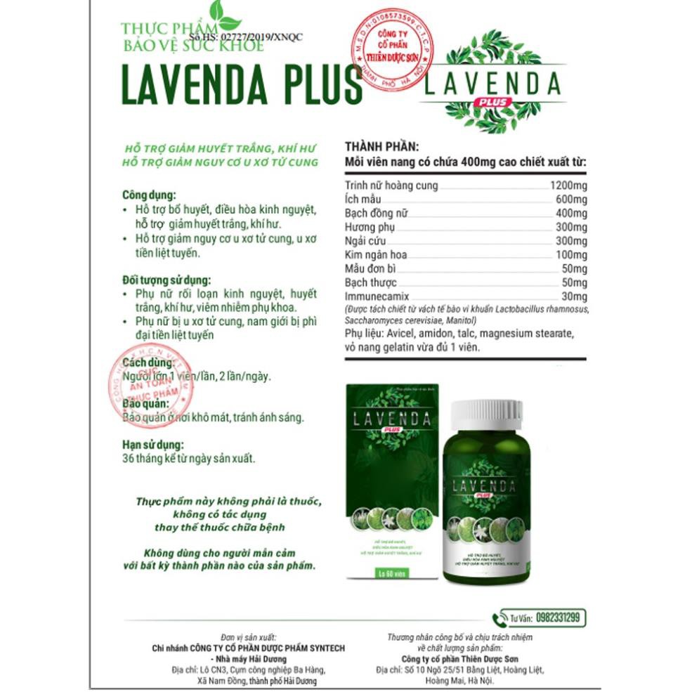 Combo bộ 3 LAVENDA xóa sổ khí hư, huyết trắng, nấm ngứa (1 xịt Lavenda 60ml + 1 rửa Lavenda 275ml + 1 Lavenda Plus 50g)