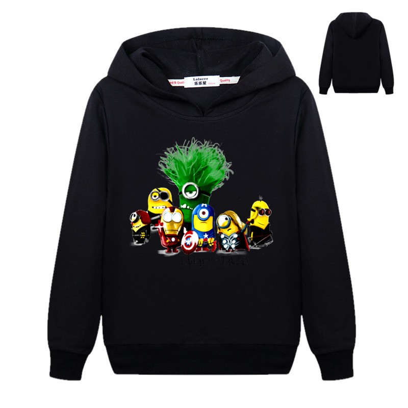 Áo Hoodie In Hình Minion Ngộ Nghĩnh Cho Bé