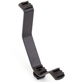 Khung Bracket V máy ảnh Kim loại 3 chân shoe gắn đèn Flash Micro Led cho Camera quay phim