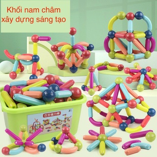 Bộ đồ chơi lego xếp hình bằng nam châm thông minh cho bé 25 khối