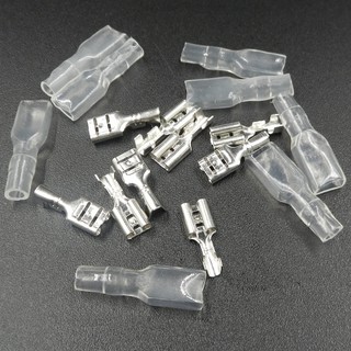 COMBO 10 ĐẦU COS DẸP CÓ VỎ NHỰA MỀM 6.3MM 4.8MM 2.8MM