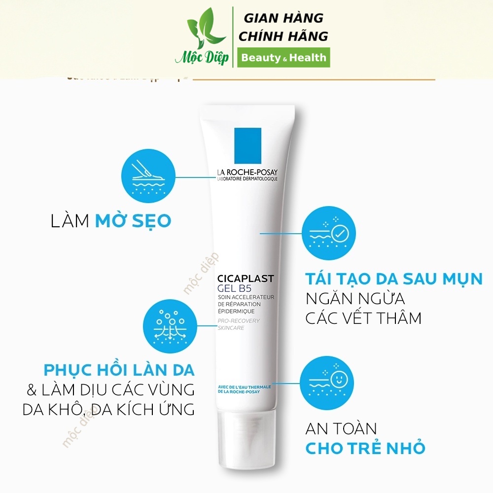 Gel b5 La Roche Posay phục hồi 40ml Kem dưỡng ẩm da - Mộc Diệp