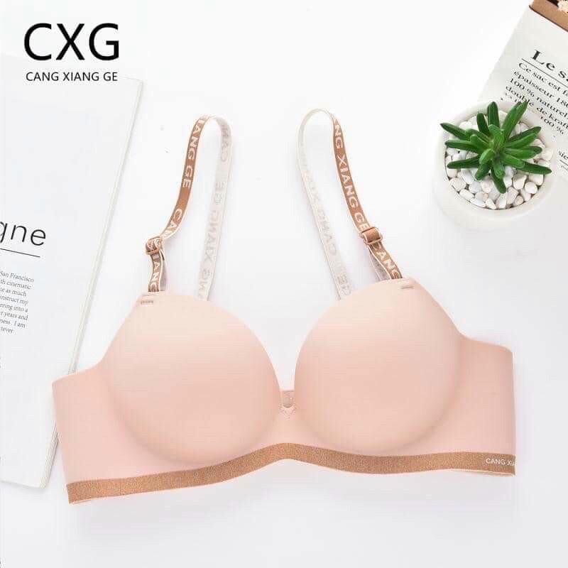 Áo ngực nữ su đúc không gọng nâng ngực dây chữ viền lai ⚡FreeShip⚡ áo lót su đẹp nổi bật A19 Hieu Store24h | BigBuy360 - bigbuy360.vn