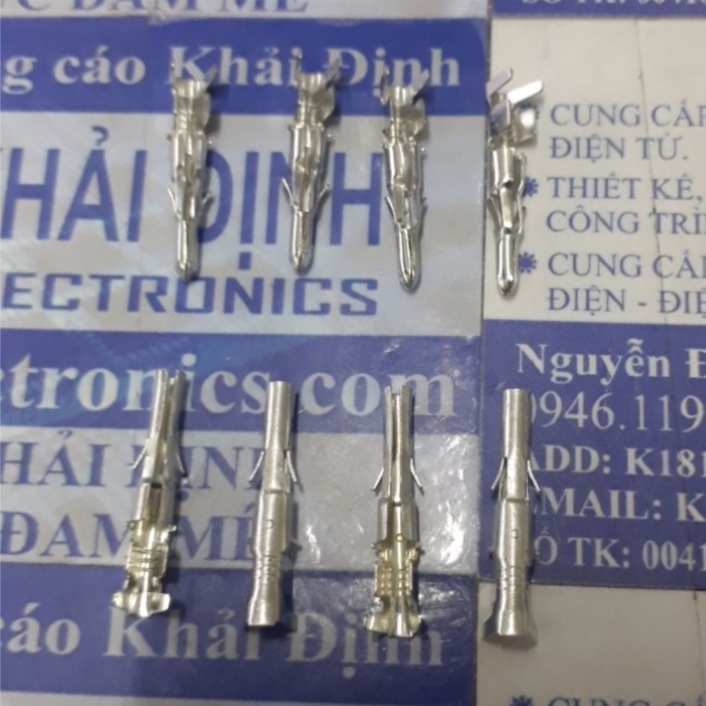 BỘ RỜI ĐẦU NHỰA ĐỰC, CÁI, LÕI SẮT ĐỰC, CÁI ĐẦU NỐI, HEADER L6.2 6.2mm 1P/2P/3P/4P/6P/8P kde4092