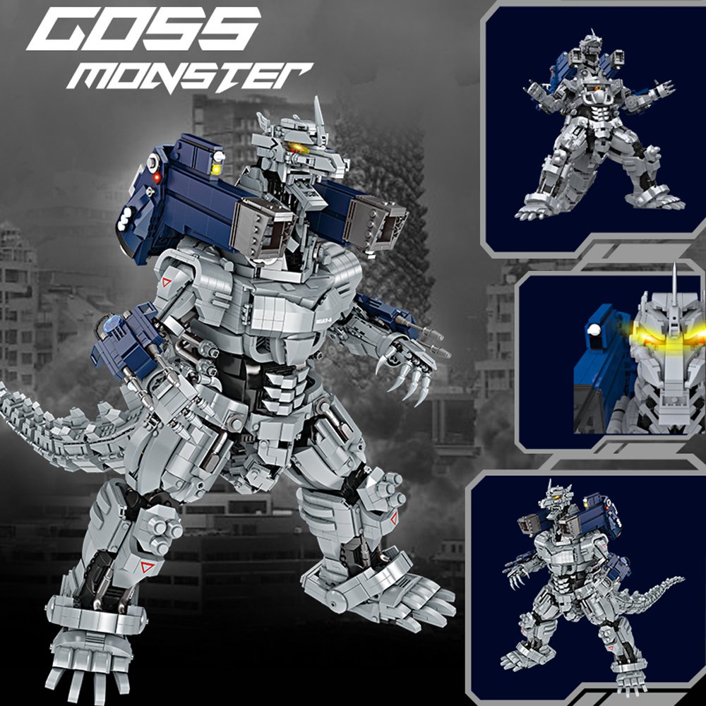 Đồ chơi Lắp ráp MOC Coss Monster 991 Mechanical Godzillaed Rồng máy cơ khí
