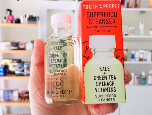 SỮA RỬA MẶT THIÊN NHIÊN YOUTH TO THE PEOPLE Kale + Green Tea Spinach Vitamins Superfood Cleanser