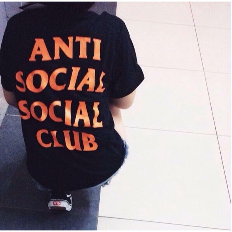 Áo Thun Unisex in 1 mặt Anti Social Social Club