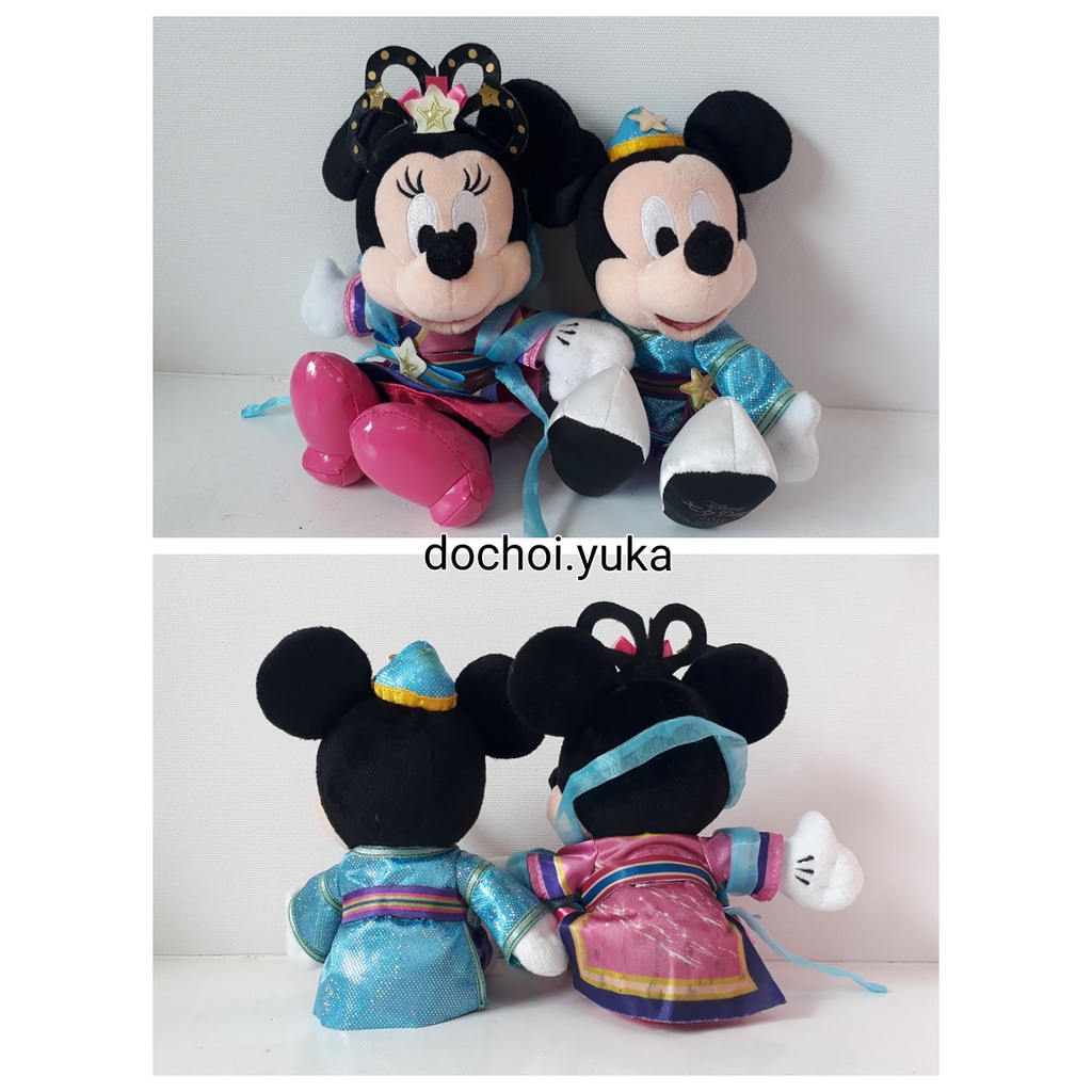 Gấu bông cặp ngưu lang chức nữ chuột mickey & minnie