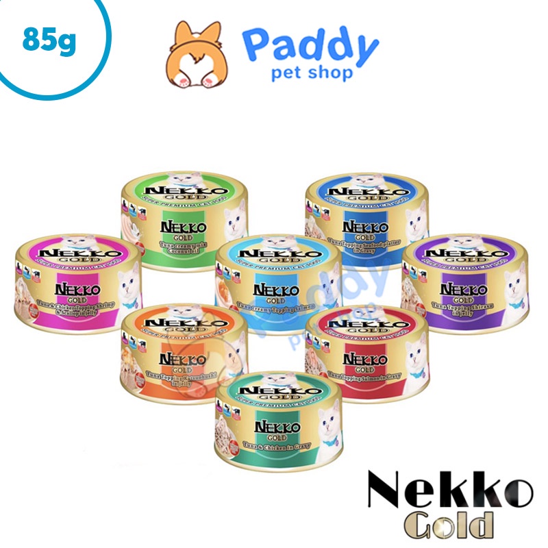 Pate Nekko Gold Cho Mèo Mọi Lứa Tuổi - Lon 85g (Nhập khẩu Thái Lan)