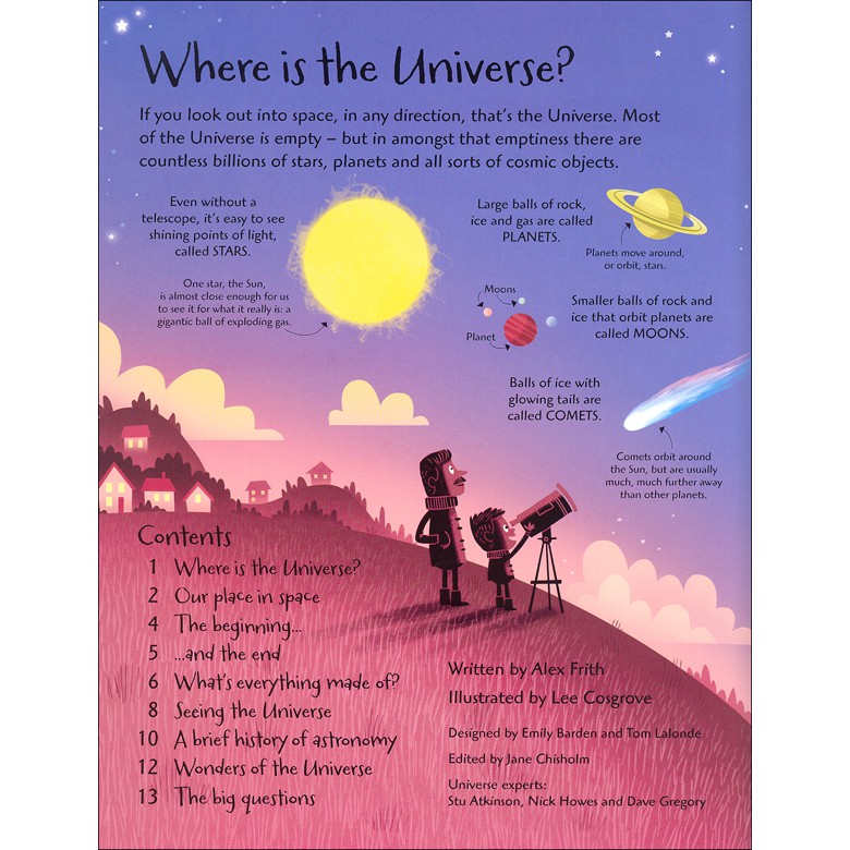 Sách Usborne - tương tác lật mở See Inside the Universe
