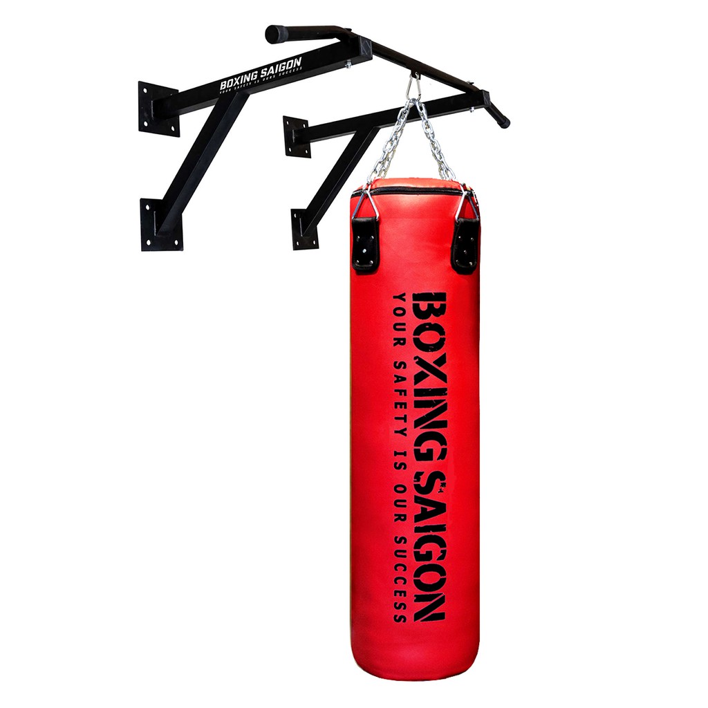 Combo Bao Cát Treo Boxing Punching Bag 1M2 &amp; Khung Treo Xà Đơn ( Dây Xích )