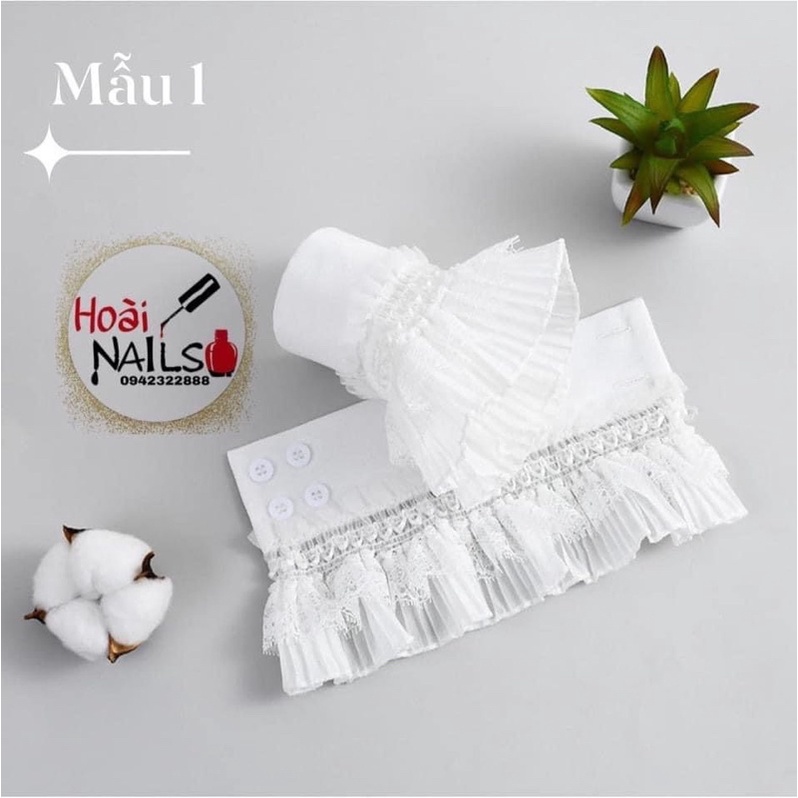Tay áo chụp ảnh nail