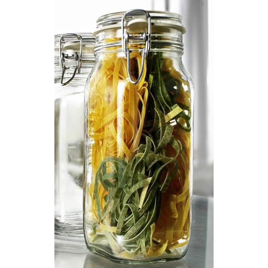 Hũ thủy tinh Bormioli Rocco Fido nắp cài 1.5L