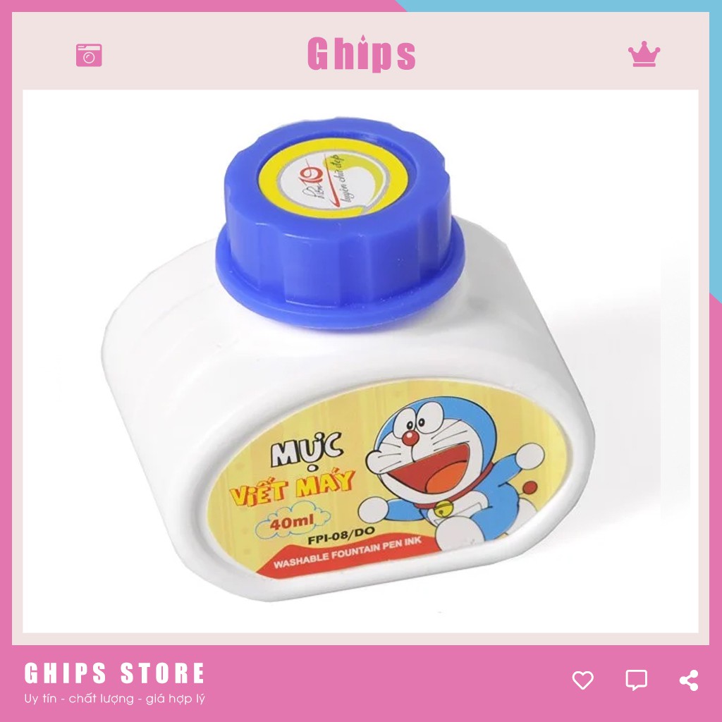 Mực Viết Máy Mực Bút Máy Điểm 10 Doraemon Mực Viết Chữ Đẹp Dành Cho Học Sinh Tiểu Học