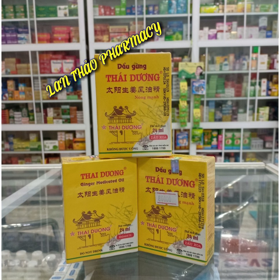 DẦU GỪNG THÁI DƯƠNG 24ML CHÍNH HÃNG GIÁ TỐT