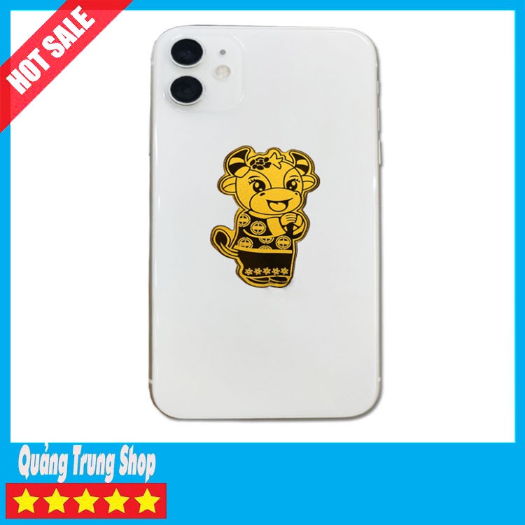 Miếng dán mèo thần tài mạ vàng, chiêu Tài Lộc, May Mắn, Bình An | BigBuy360 - bigbuy360.vn