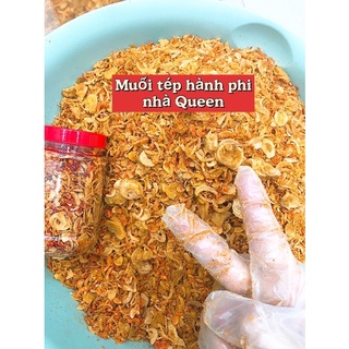 Bánh tráng muối tép hành phi , Muối tép hành phi