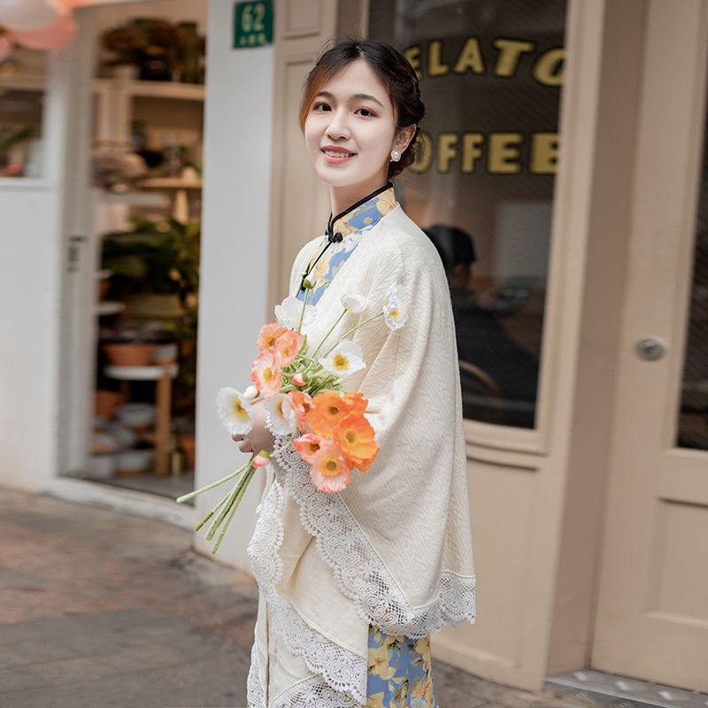 Đầm sườn xám cách tân thời trang xuân thu năm 2021 | BigBuy360 - bigbuy360.vn