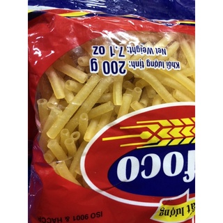 Nui tăm, nui ống tăm, ống nhỏ, Safaco 500gr