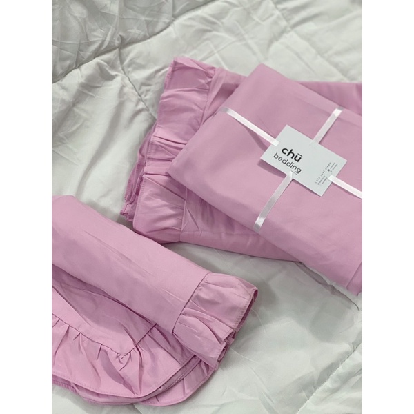 [HÀNG CÓ SĂN] Bộ chăn ga gối full 6MÀU CHẤT LIỆU COTTON ĐŨI VIỀN BÈO | BigBuy360 - bigbuy360.vn