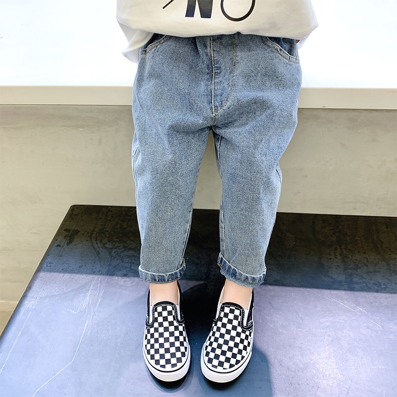 Quần Jeans Mềm Mỏng Thời Trang Mùa Hè Phong Cách Mới Cho Bé Trai Và Bé Gái