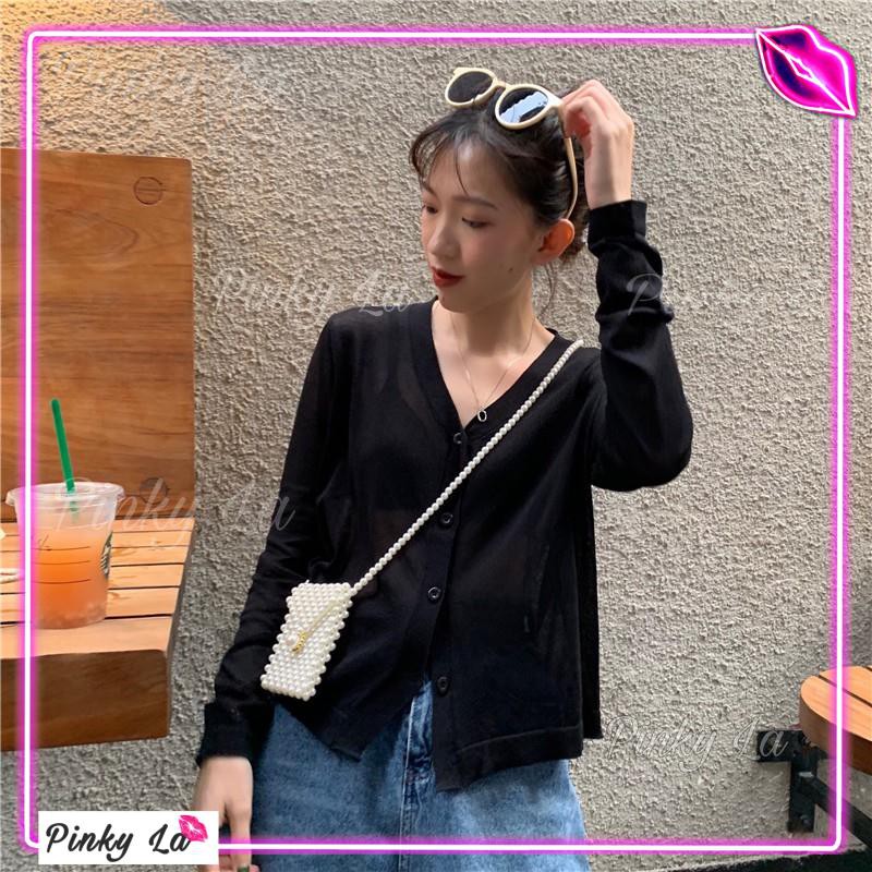 Áo cardigan 4 nút tròn