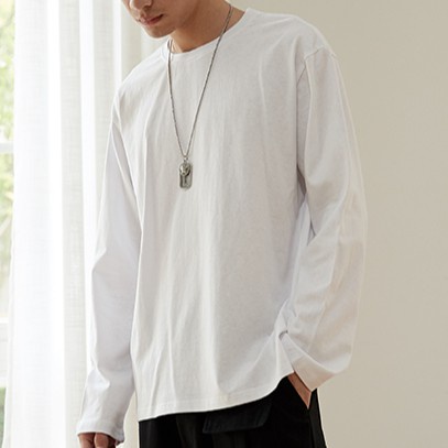 Áo thun tay dài HADO vải coton dày dặn, mềm mịn, co dãn - form regular Unisex - Tay Dài Trơn | BigBuy360 - bigbuy360.vn