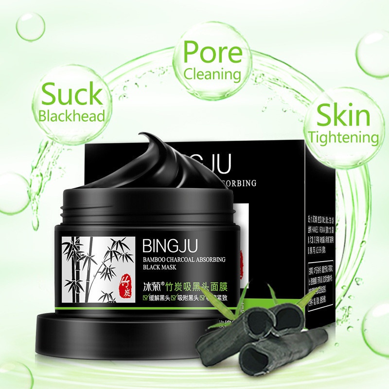 Mặt Nạ Than Tre Lột Mụn Đầu Đen Làm Sạch Sâu Lỗ Chân Lông Kiềm Dầu Chăm Sóc Da