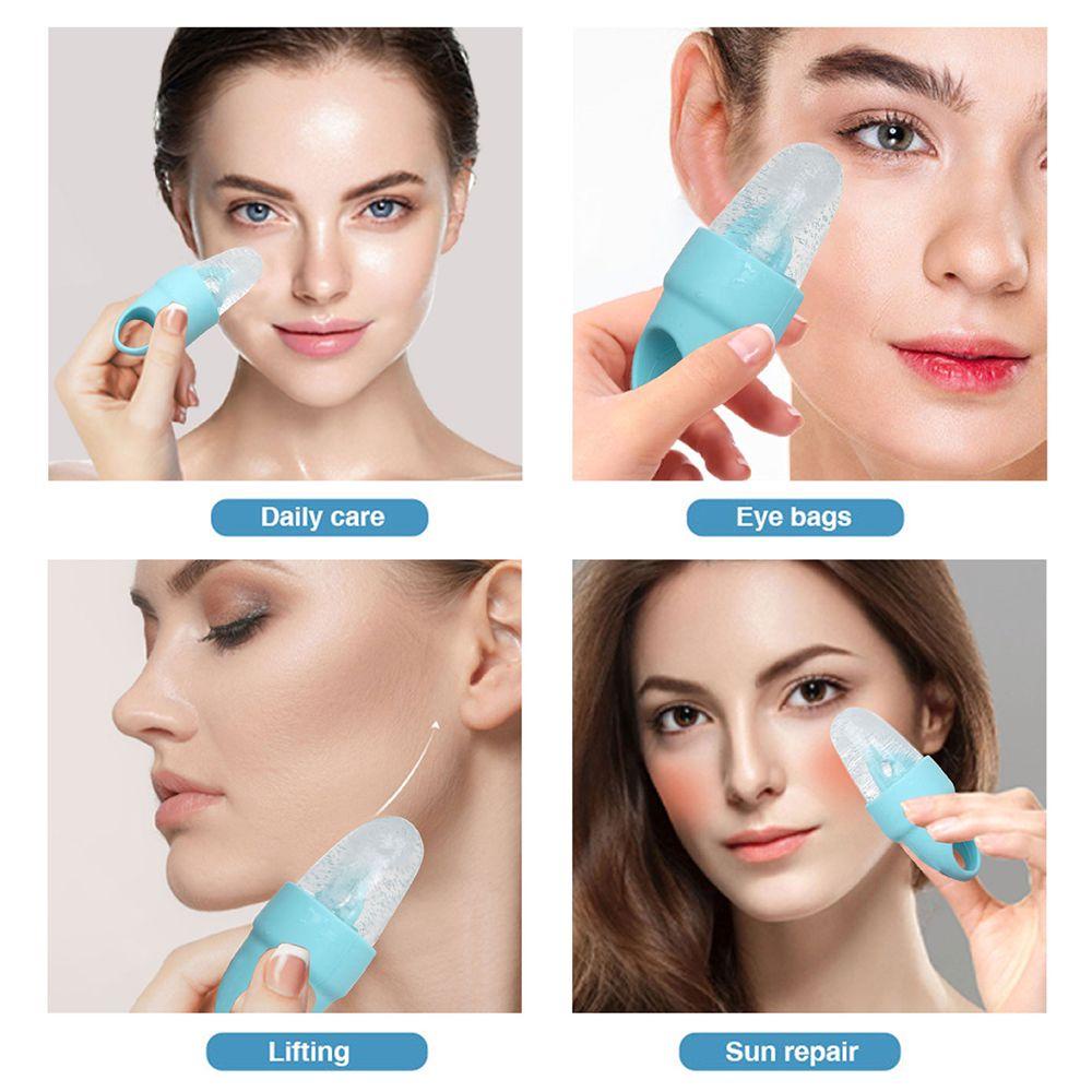 ANEMONE Khuôn Silicone Làm Đá Lăn Mát Xa Giảm Quầng Thâm Tái Sử Dụng Tiện Lợi Dành Cho Nữ