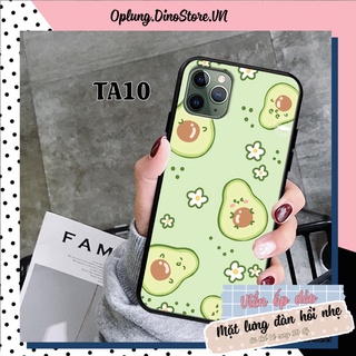 Ốp Iphone 11/11pro/11Promax/12/12pro/12Promax in hình quả bơ đáng yêu, in hình sắc nét chống bám bẩn.