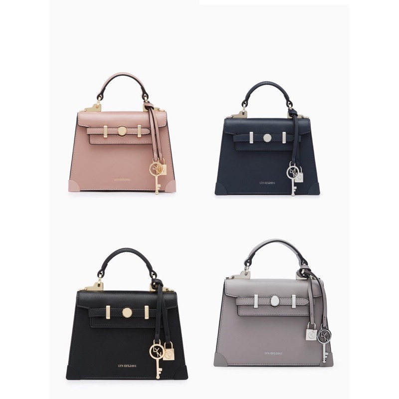 Túi lyn tay cầm dáng kelly VIRTU S HANDBAGS