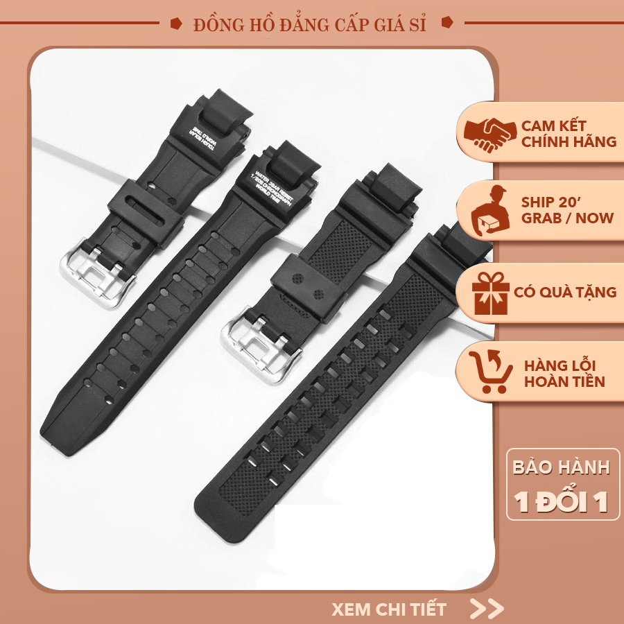 Dây đeo cao su thay thế cho G-Shock GA-1000 GW-A1100 GW-A1000 GW-4000 G-1400 GShock GWA1100 GW4000 GA1000