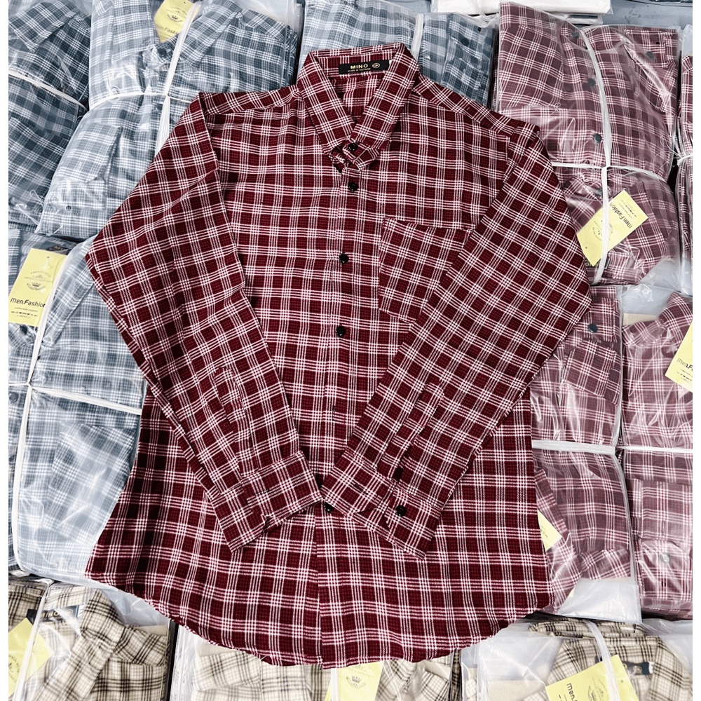 Áo Sơ Mi Tay Dài Sọc Caro Cực Chất Mẫu Mới Hot Trend Thời Trang Mới Genz Cho Các Bạn Trẻ VALENTINA SHOP