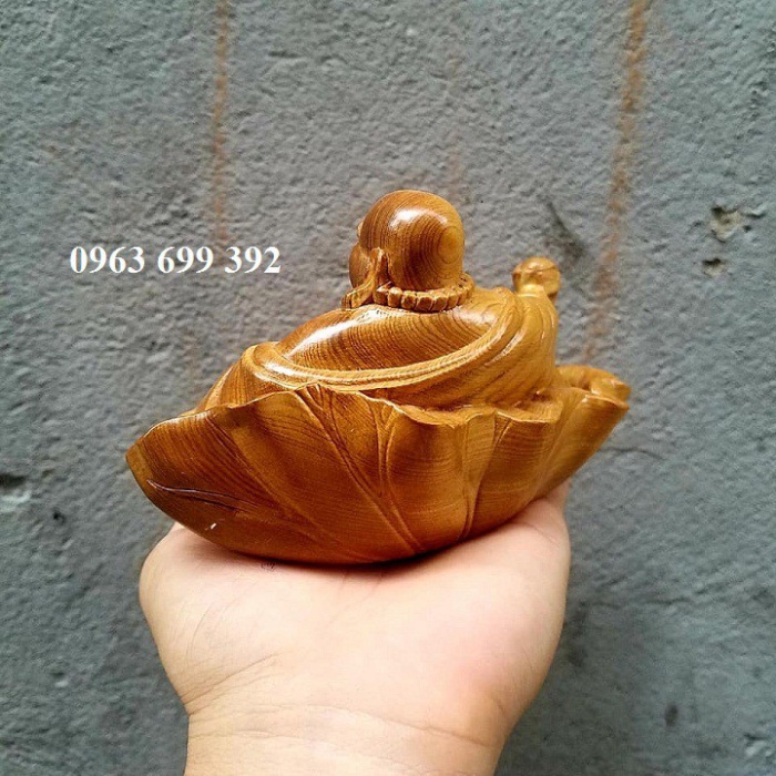 [GIARE] Tượng phật di lặc bằng gỗ