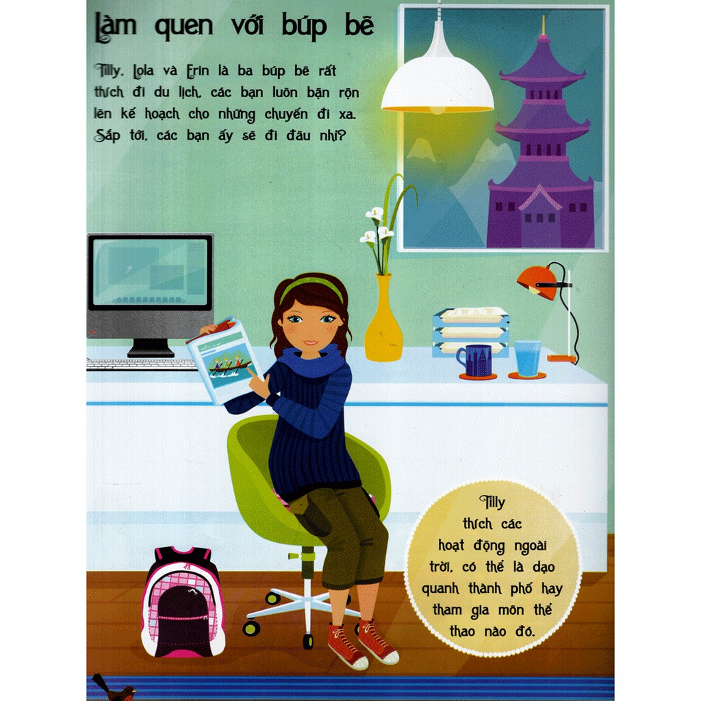 Sách - Dán Hình Sáng Tạo Trang Phục Búp Bê - Du Lịch Kỳ Thú | BigBuy360 - bigbuy360.vn