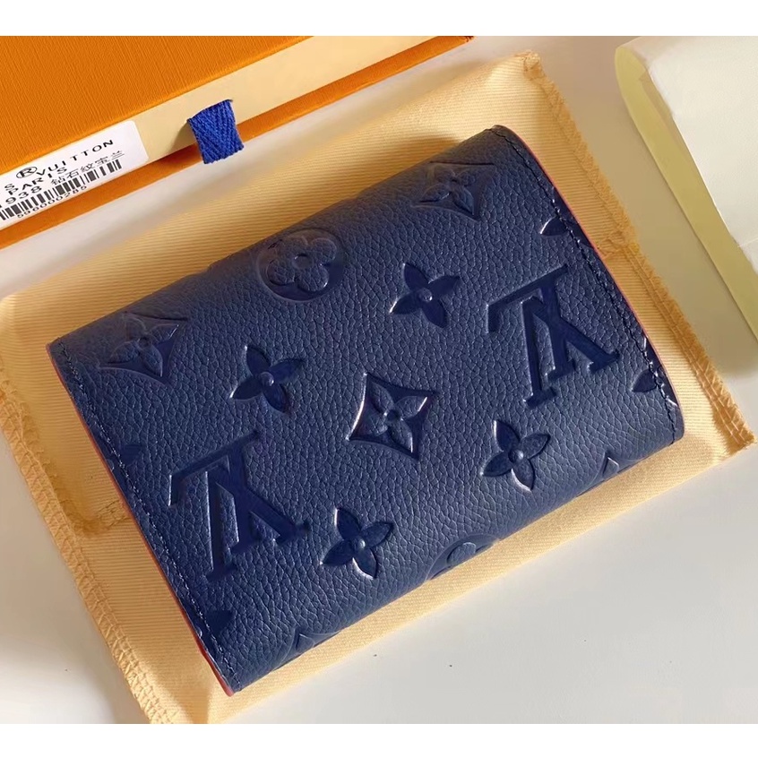 Sẵn sàng giao hàng Ví nữ mới của Louis Vuitton LV M41938 Ví chạm nổi hoa văn kim cương có hộp