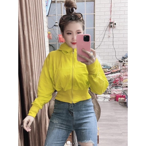 ÁO KHOÁC COTTON TRƠN BASIC DỄ PHỐI ĐỒ