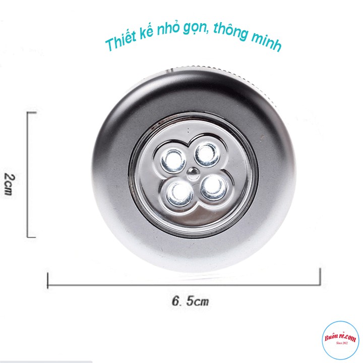 Đèn Led Cảm Ứng Chạm 4 Bóng Dán Tường Thiết Kế Thông Minh Tiện Ích br00684