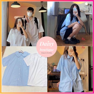 [Chất Đẹp] Áo Sơ Mi Cổ Sen Hai Màu Chất Liệu Thô Thái Daisy SP000500