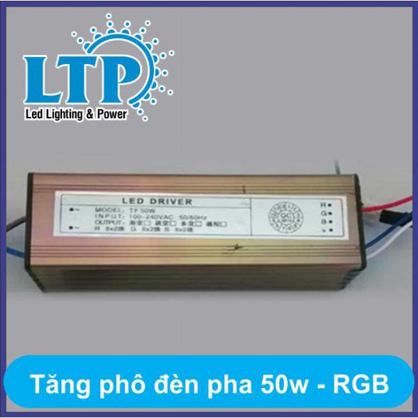 Tăng Phô Đèn Pha RGB 7 màu 10w, 20w, 30w, 50w chuyên dùng cho đèn pha led đổi màu RGB BH 12 Tháng Tại LTP