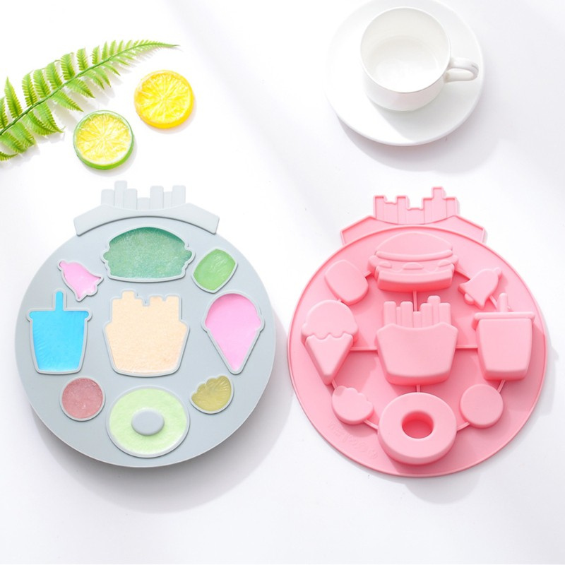 Khuôn Silicone Làm Bánh Waffle / Thạch Tiện Dụng