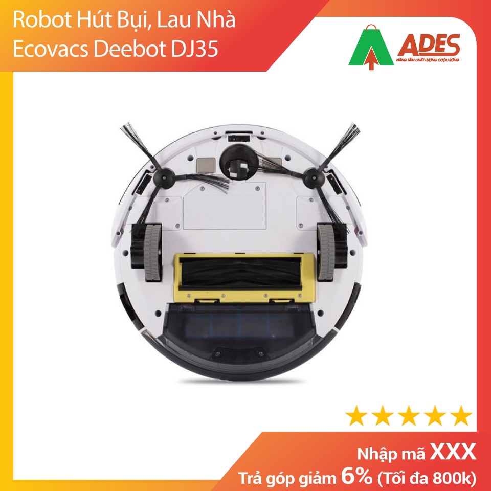 [Mã 154ELSALE2 giảm 7% đơn 300K] Robot Hút Bụi, Lau Nhà Ecovacs Deebot DJ35 | Chính Hãng