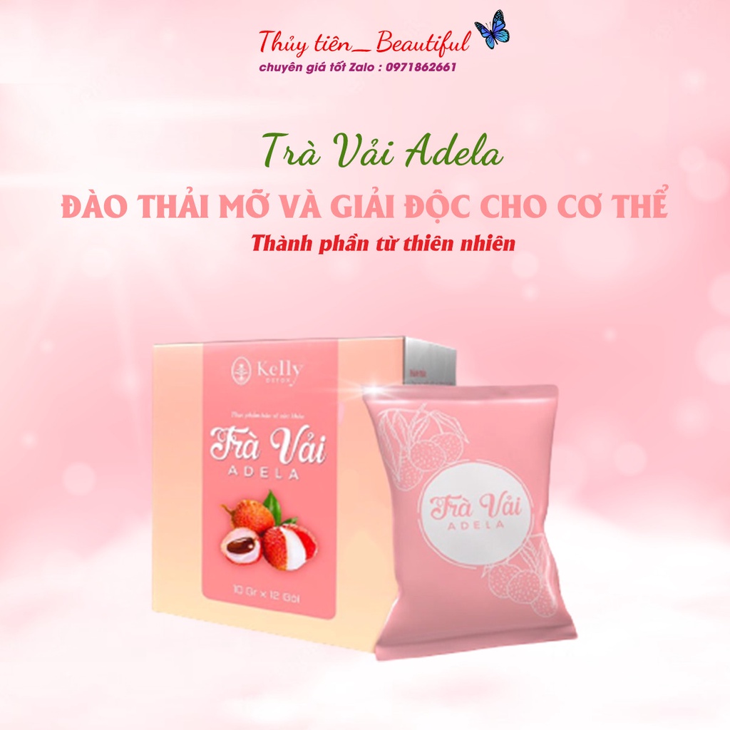 [Chính Hãng] TRÀ VẢI ADELA thơm ngon mùi vải