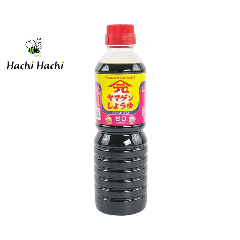 Nước tương đậu nành Shoyu Yamagen Jouzou vị thanh dịu 500ml - Hachi Hachi Japan Shop