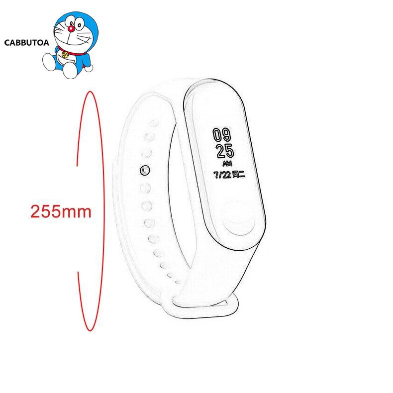 Dây Đeo Silicon Thay Thế Cho Đồng Hồ Thông Minh Xiaomi Mi Band 3