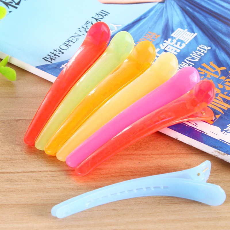 Kẹp tóc mỏ vịt đáng yêu bằng nhựa cứng