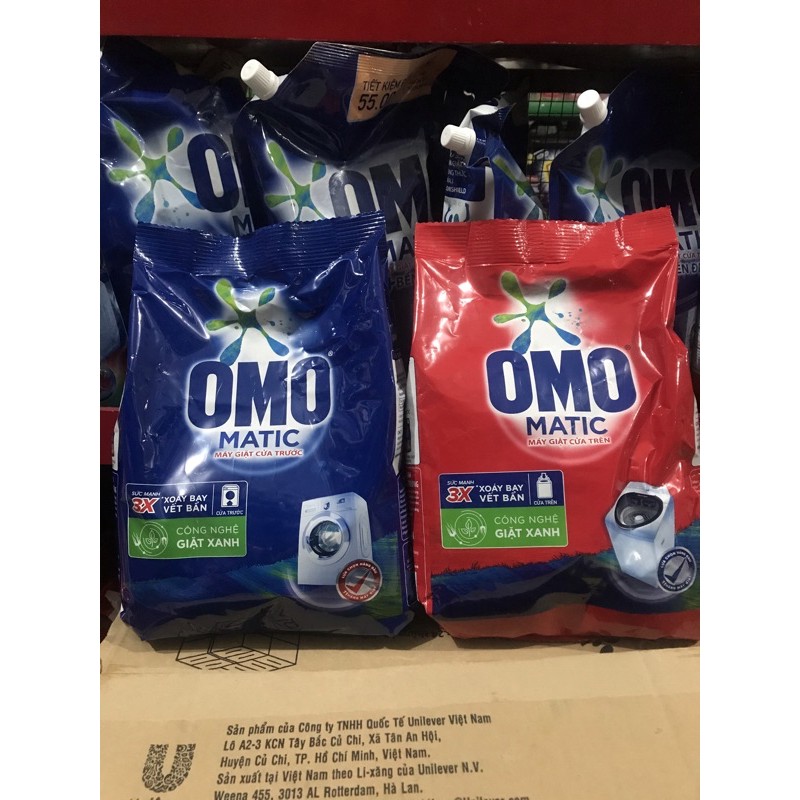 Bột Giặt OMO Matic Cho Máy Giặt Cửa Trước/ Cửa Trên 3kg